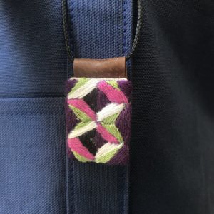 Sac cabas en coton bleu. – Image 5