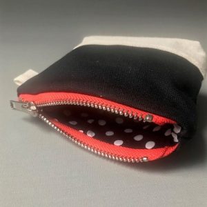 Petit porte-monnaie blanc et noir – Image 3