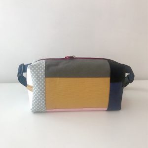 Sac banane hip-bag en coton patchwork. – Image 2