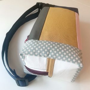 Sac banane hip-bag en coton patchwork. – Image 3