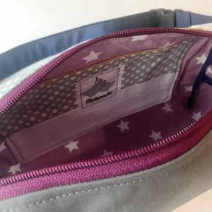 Sac banane hip-bag en coton patchwork. – Image 4