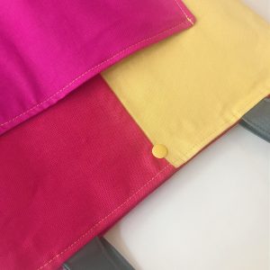 Sac tote bag en coton patchwork – Image 5