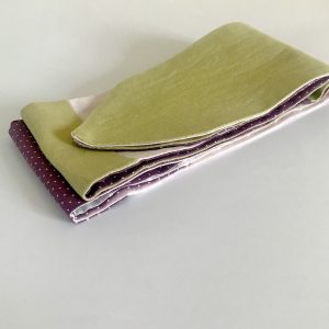 Bandeau ,turban à nouer réversible . – Image 6