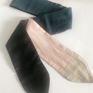 Bandeau ,turban à nouer réversible – Image 7