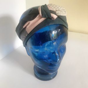 Bandeau ,turban à nouer réversible – Image 3
