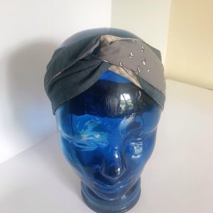 Bandeau ,turban à nouer réversible – Image 4