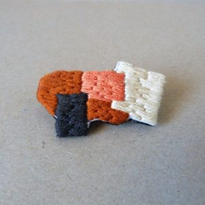 Barrette brodée. – Image 2