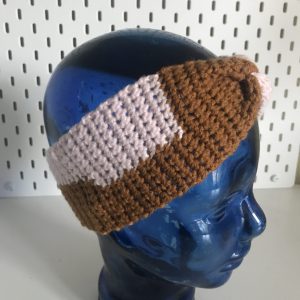 Headband en crochet . – Image 3