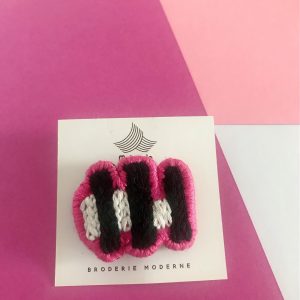 Broche brodée à la main – Image 4