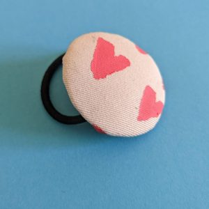 Elastique cheveux imprimé à la main. – Image 3