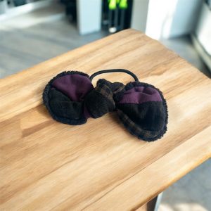 Élastique cheveux teddy & patchwork.