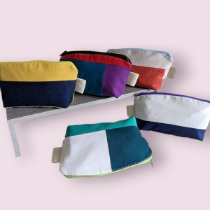 Trousse en tissu patchwork. – Image 2