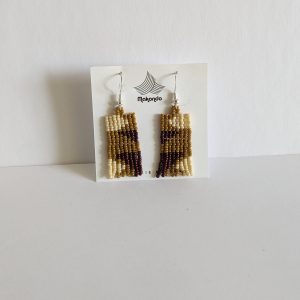 Boucles d'oreilles en perles miyuki . – Image 2