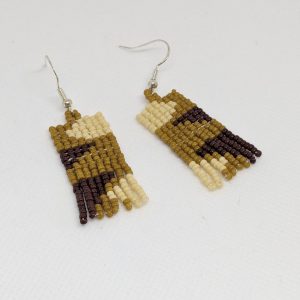 Boucles d'oreilles en perles miyuki . – Image 5