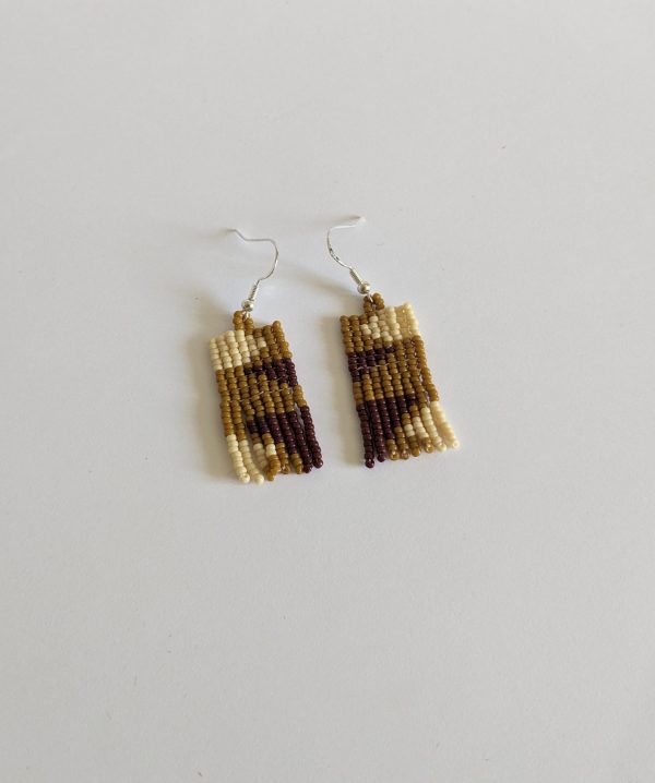 Boucles d'oreilles en perles miyuki . – Image 4