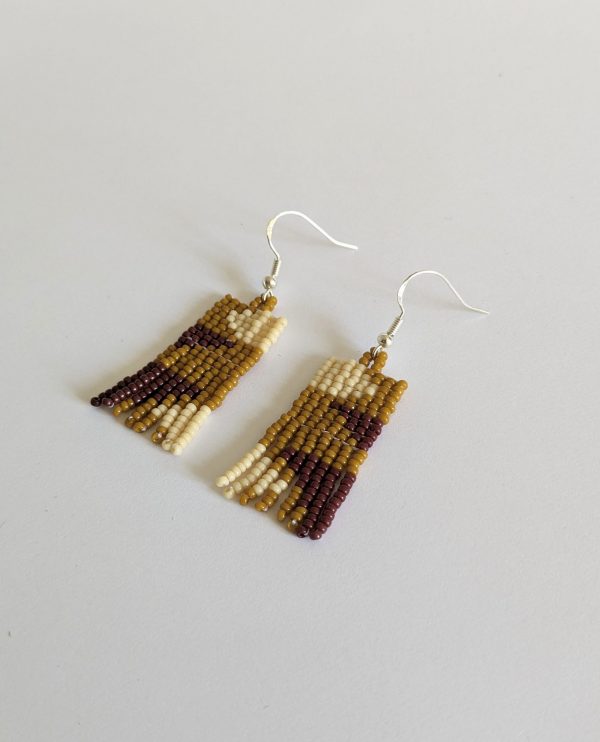 Boucles d'oreilles en perles miyuki . – Image 3