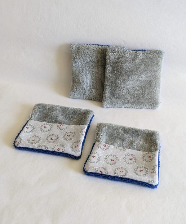 Lingettes lavables réversibles. – Image 3