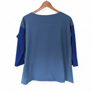 T-shirt col bateau manches 3/4 – Image 3