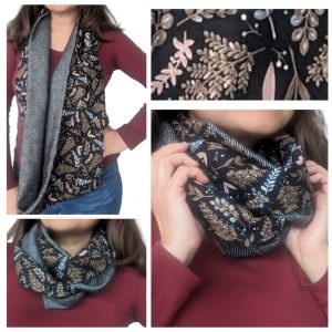 snood col echarpe