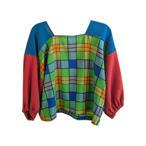 Haut manches longues tissu vintage