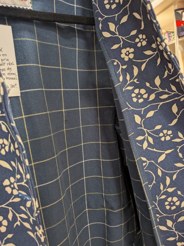 Manteau upcyclé bicolore – Image 3