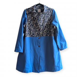 Manteau upcyclé bicolore