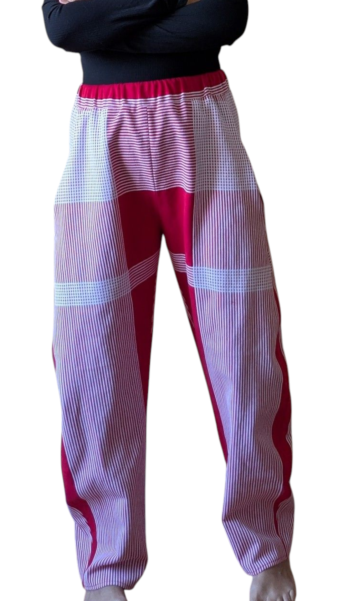 Pantalon en tissu recyclé modèle ballon