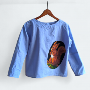 Haut oversize en coton recyclé