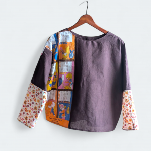 Haut oversize en coton recyclé