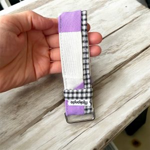 Porte-clés en tissu patchwork