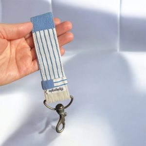 Porte-clés en tissu patchwork